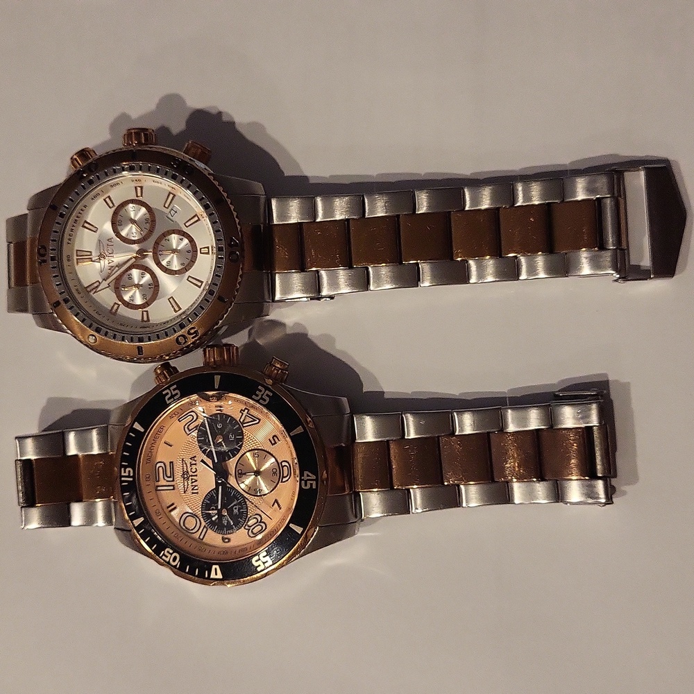 Invicta 12913 Pro Diver Chronograph Tachymeter Stainless Steel Diver Watchs